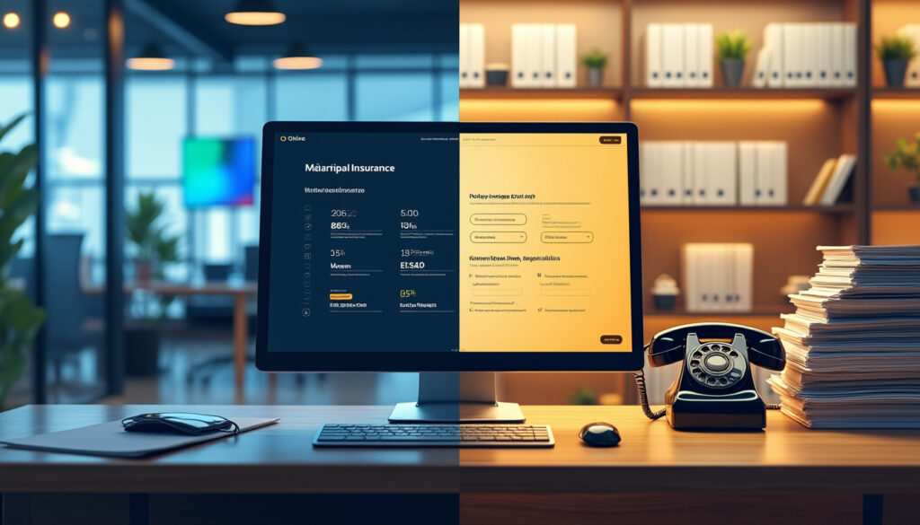 découvrez notre analyse des assurances professionnelles en ligne comparées aux assureurs traditionnels : tarifs, garanties, réactivité... faites le bon choix pour votre entreprise !