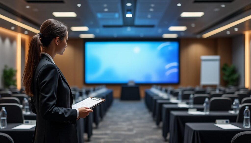découvrez comment l'assurance événementielle protège votre entreprise en couvrant l'annulation de conférences professionnelles, garantissant ainsi la sécurité de vos investissements.