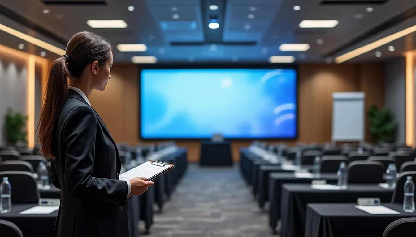 découvrez comment l'assurance événementielle protège votre entreprise en couvrant l'annulation de conférences professionnelles, garantissant ainsi la sécurité de vos investissements.