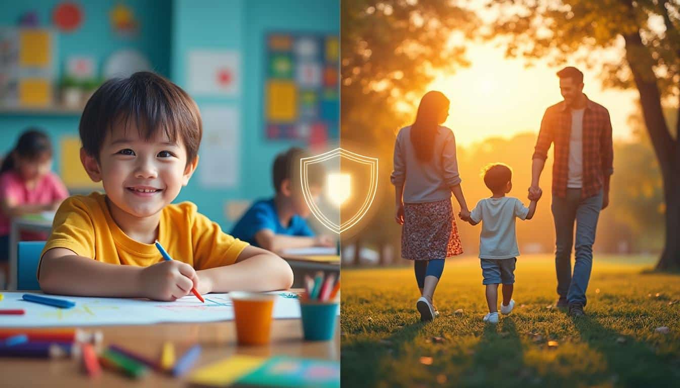 l'assurance scolaire et périscolaire protège votre enfant 24h sur 24, garantissant sa sécurité aussi bien à l'école qu'en dehors.