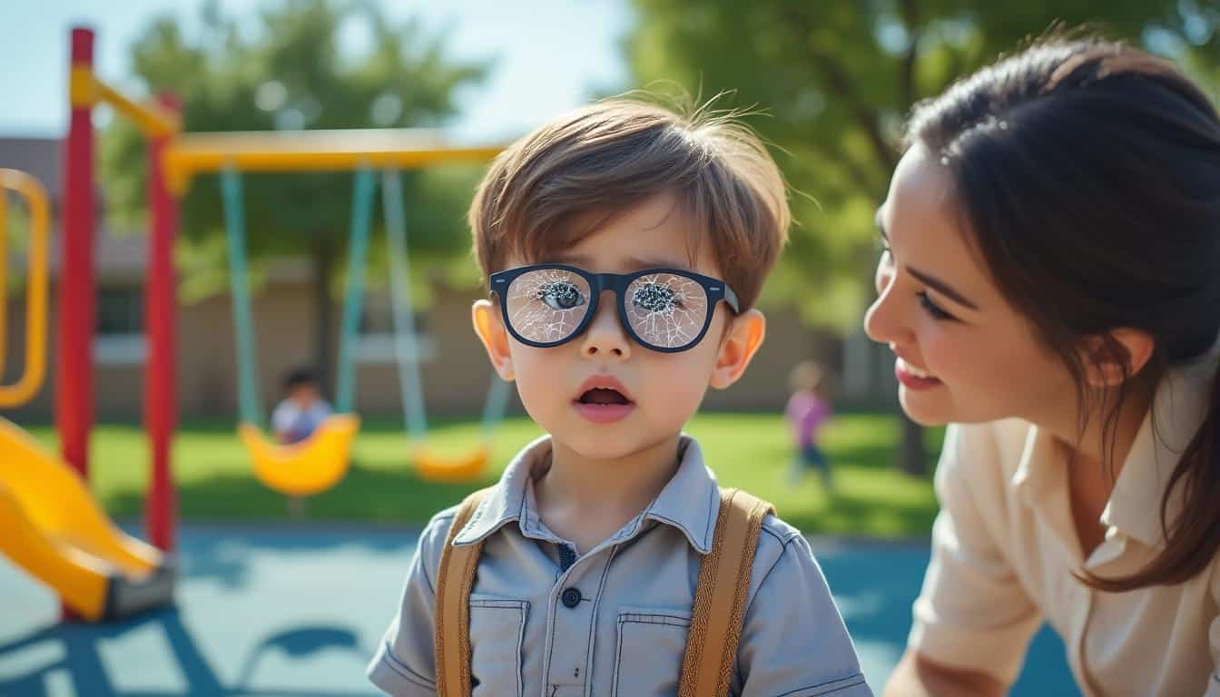 découvrez comment l'assurance scolaire accident protège vos enfants en couvrant les lunettes cassées à l'école, pour une tranquillité d'esprit au quotidien.